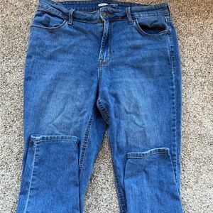 Old Navy Women's Straight Leg Blue Jeans